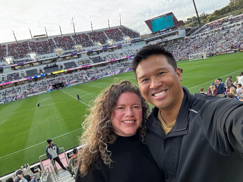 Attending Women's Soccer Gold Cup Final 2024