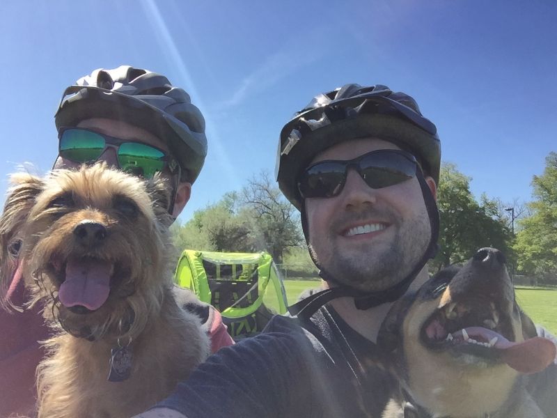 Biking With the Pups