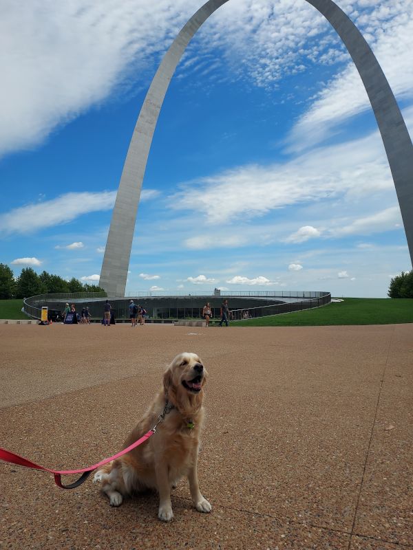 Ava Grace at the St. Louis Arch