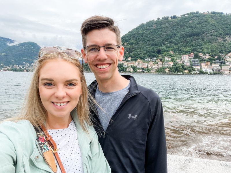 At the Shores of Lake Como in Italy