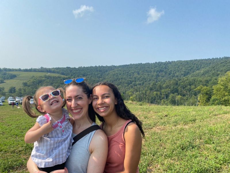 Apple Picking With Our Niece